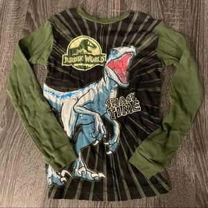 Jurassic World Raptor Blue PJ Shirt Boys 10